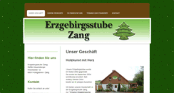 Desktop Screenshot of erzgebirgsstube-zang.de